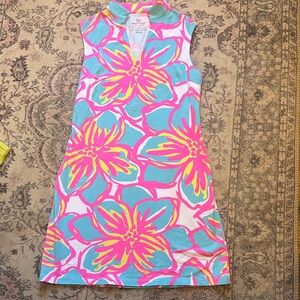 MAHI GOLD Colorful Cotton Blend Dress